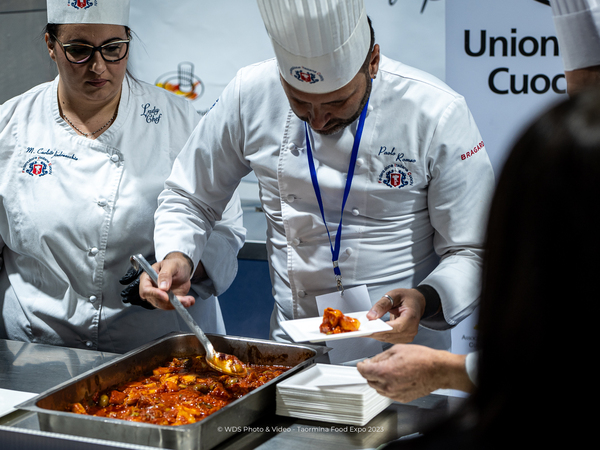 Taormina food expo 2023 - Cooking show - Pesce Stocco alla ghiotta