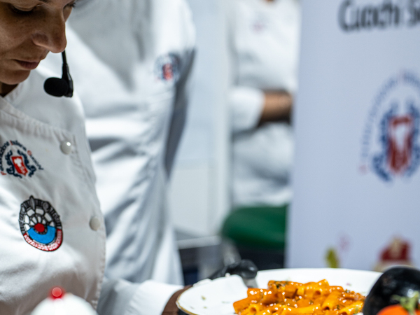 Taormina food expo 2023 - Cooking show - Pasta alla Norma