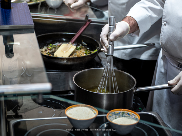Taormina food expo 2023 - Cooking show - Frascatula di Enna